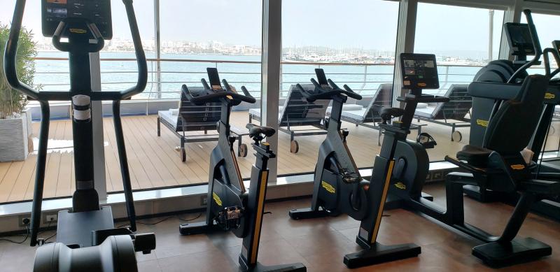 Exercise Room adjacent to the Otium Spa on Silver Dawn. 