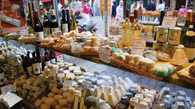 A cheese shop on Paris' Rue des Martyrs