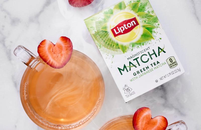 Lipton’s Strawberry Matcha Infused Tea