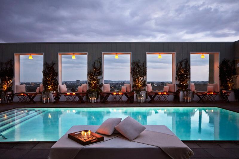 Skybar Pool - Skybar at Mondrian Los Angeles