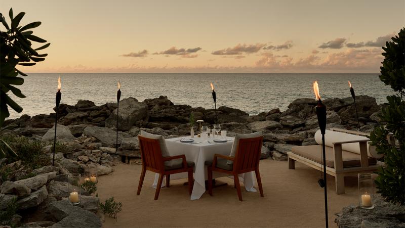 Amanyara, Turks & Caicos_Beach Cove Private Dining Experience