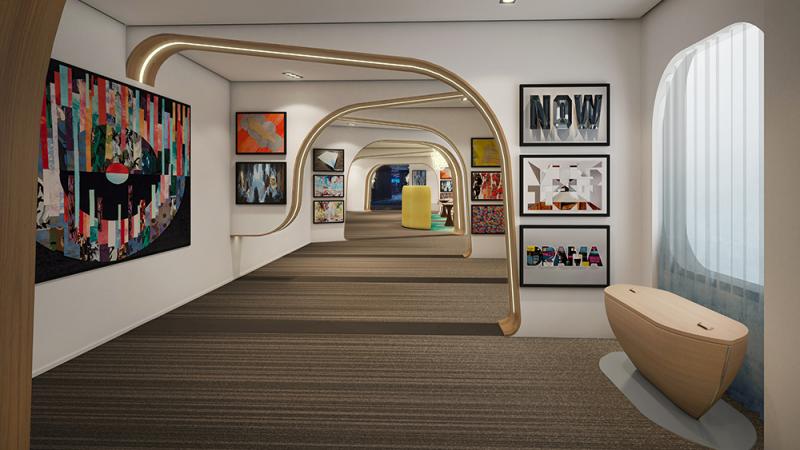 The Redesigned Art Gallery on Celebrity Ascent