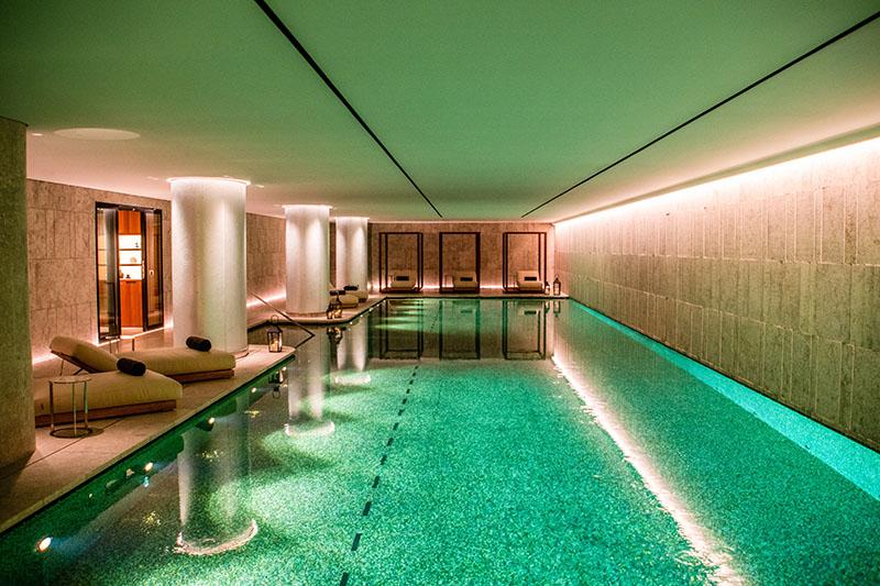 The spa at Bulgari Hotel Paris