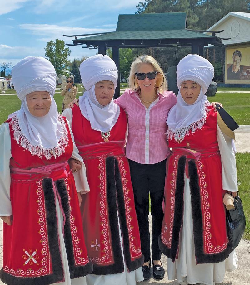 Catherine Heald in Kyrgyzstan