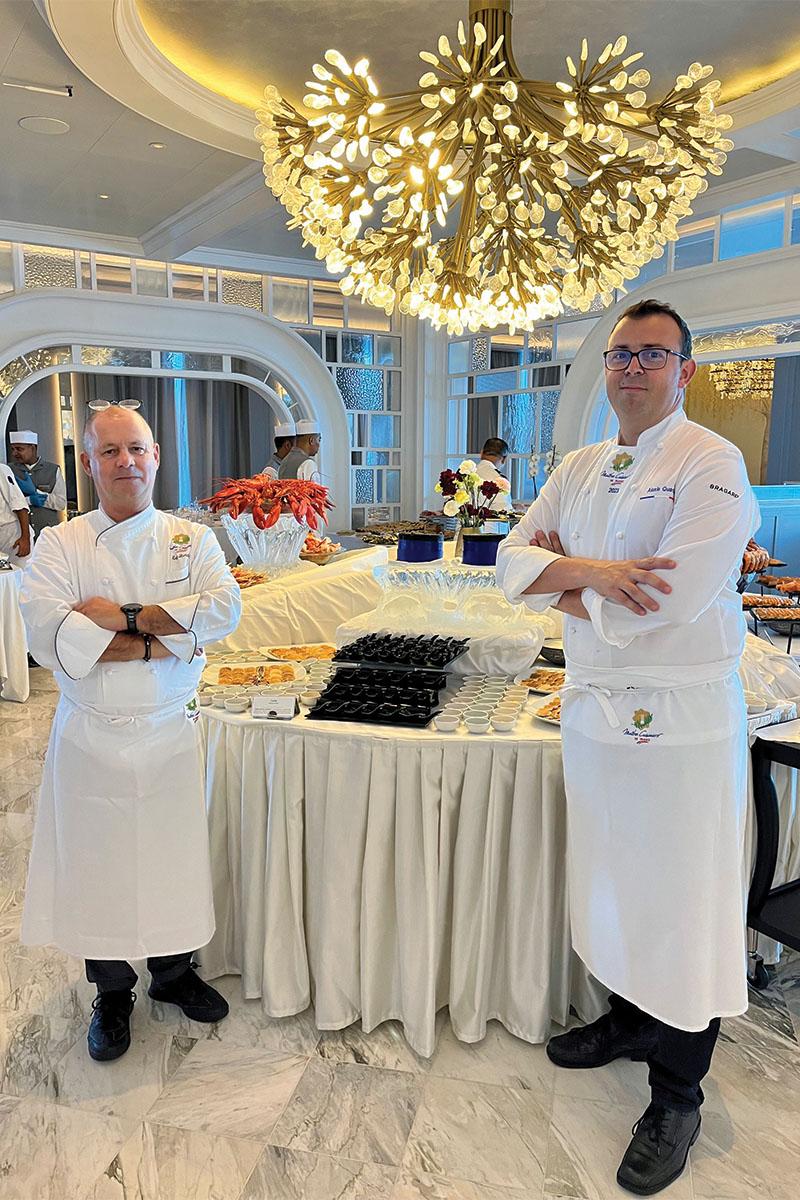 Chef Eric Barale and Chef Alexis Quaretti 