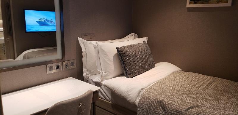 Small bedroom area for a child, "au pair," health aide or friend in #700 Expedition Suite, Crystal Endeavor