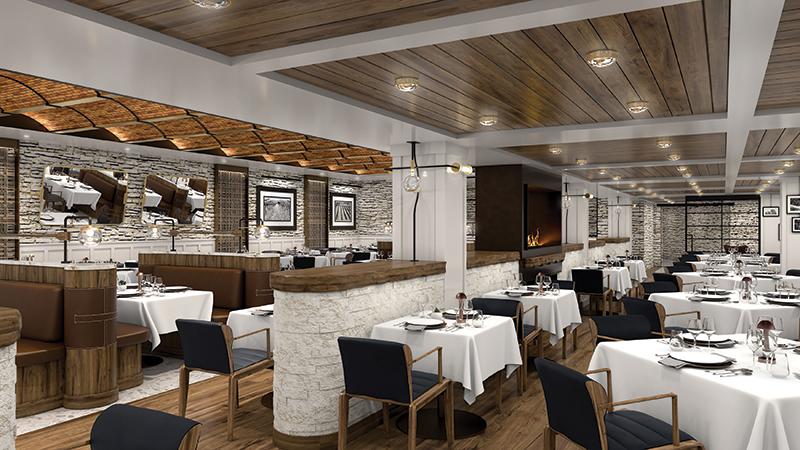 Ember is the new signature restaurant on Oceania’s Vista