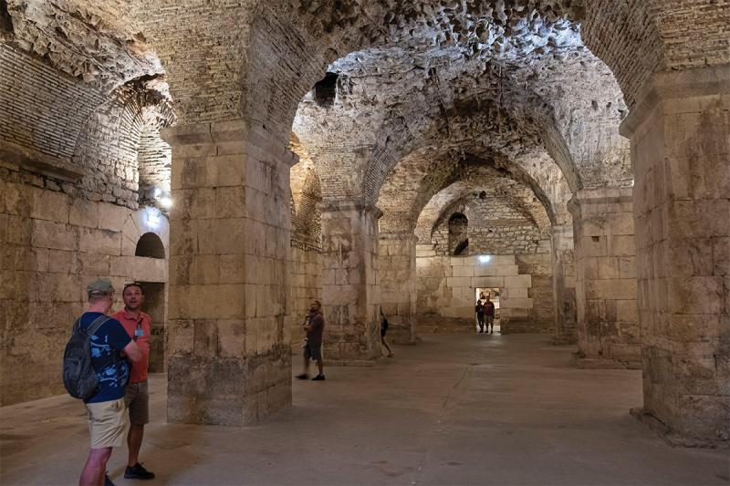 Roman Emperor Diocletian’s underground palace