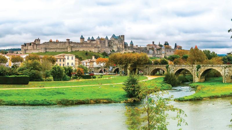 The fortified city of Carcassonne