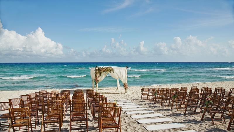 Beach wedding venue