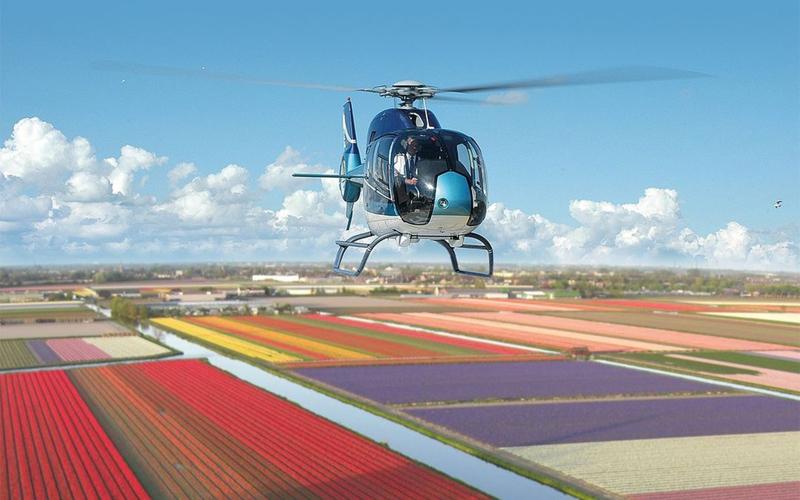 Helicopter tour around the Dutch coast_Take Me to the Tulips package