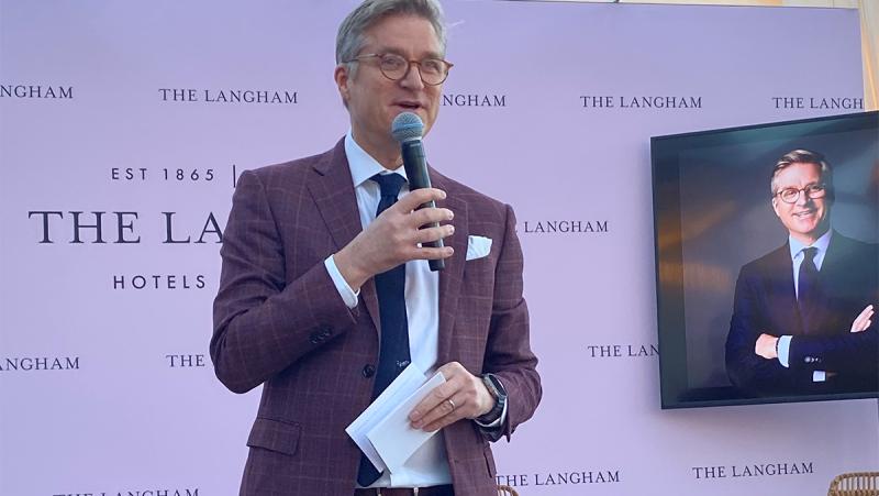 Bob Van den Ooord, CEO, Langham Hotels & Resorts