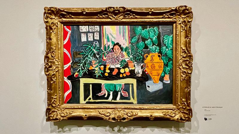 Matisse Painting at Musée de l'Orangerie