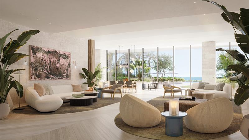 Condo Lounge_Waldorf Astoria Residences Pompano Beach