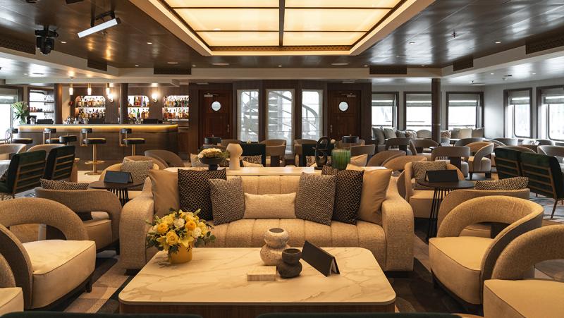 Windstar Cruises' new lounge rendering