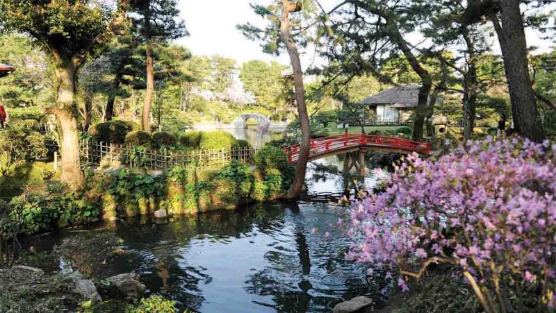 Shukkei-en Garden in Hiroshima 