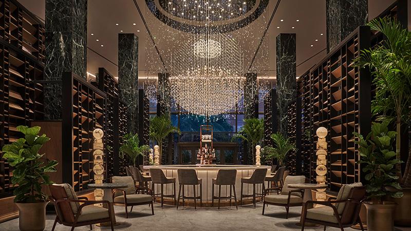 Four Seasons Hotel and Private Residences New Orleans lobby bar
