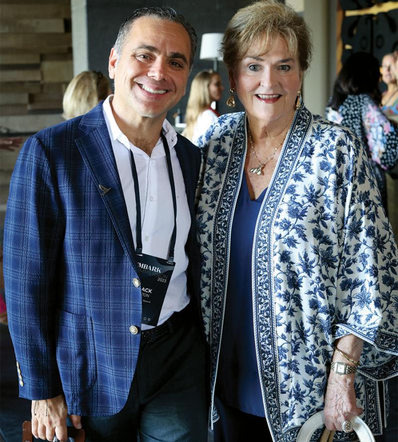 Jack Ezon, founder and managing partner of Embark Beyond with Anne Scully, partner in Embark