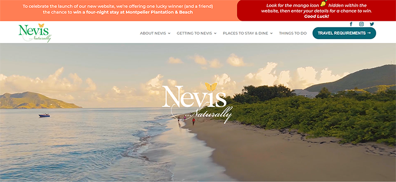 Nevis Tourism Authority website