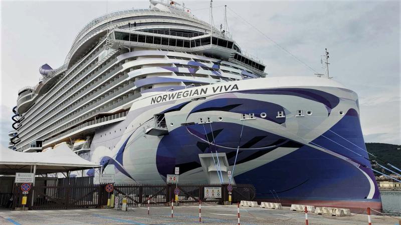 Norwegian Viva, Norwegian Cruise Line's second Prima-class vessel, is now sailing in the Mediterranean.