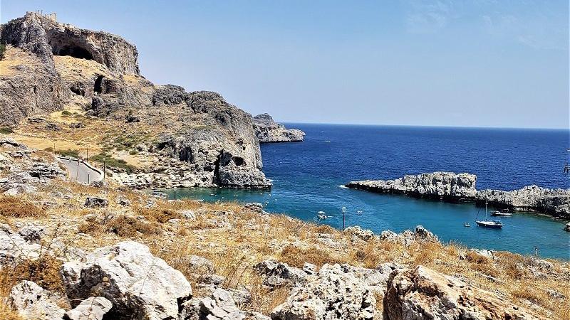 The Bay of St. Paul's (Avios Pavlos) near Lindos.