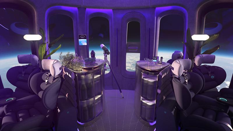 Space Perspective's Spaceship Neptune interior