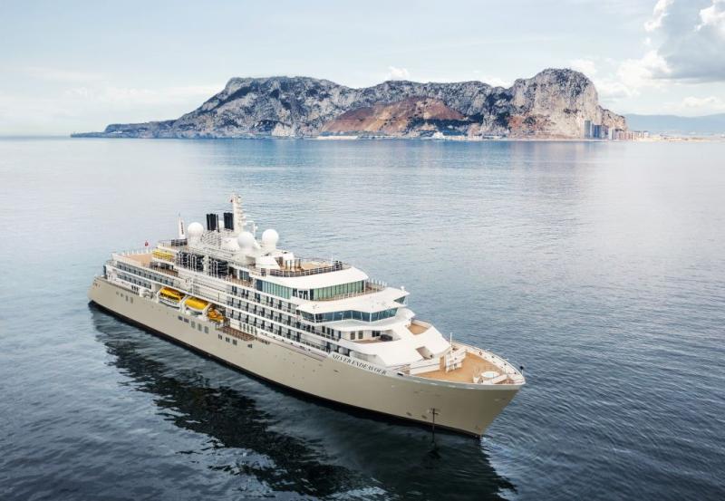 Silver Endeavour, a Silversea Cruises expedition ship, previously sailed as Crystal Endeavor.