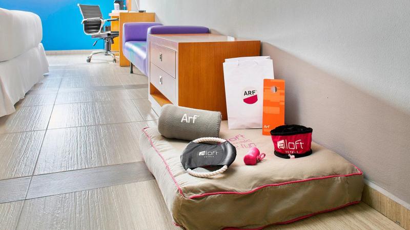 Aloft Cancun offers guestrooms with pet-friendly amenities