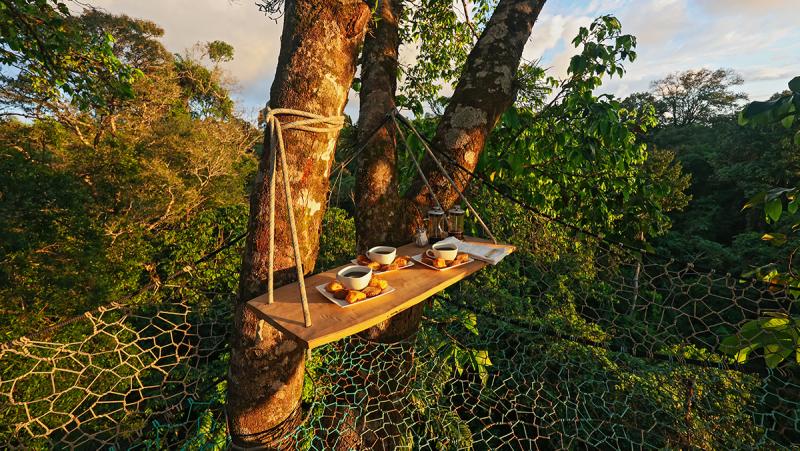 SCP Corcovado Wilderness Lodge Treetop Coffee Service