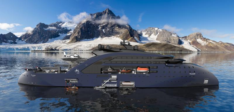 Ulstein Thor's design could fulfill the maritime industry's goal of zero emissions.