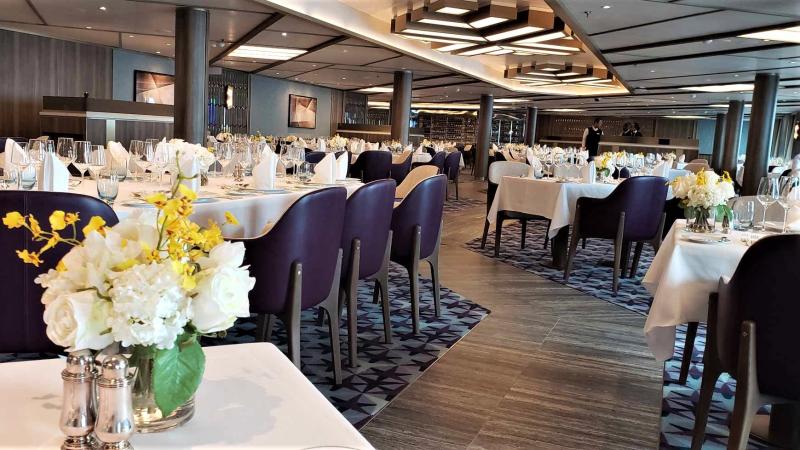 The Restaurant on Seabourn Venture is the main dining room.
