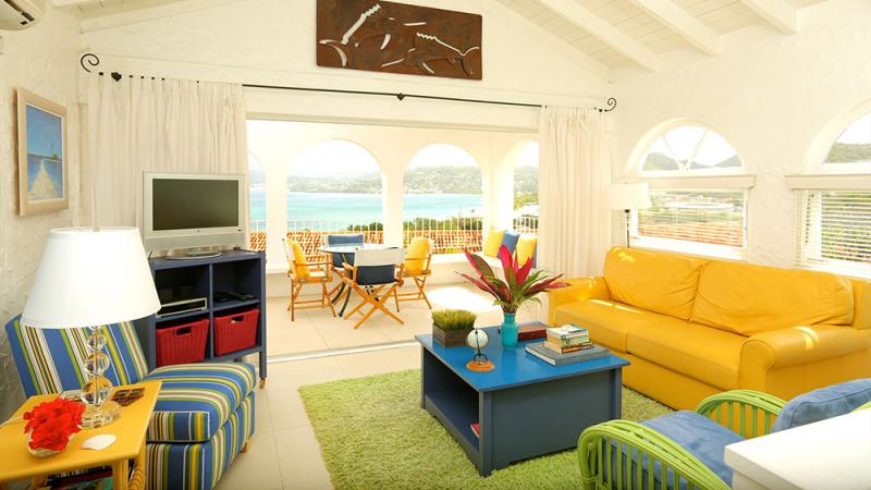 Mount Cinnamon Hotel & Beach Club Villa Living Area