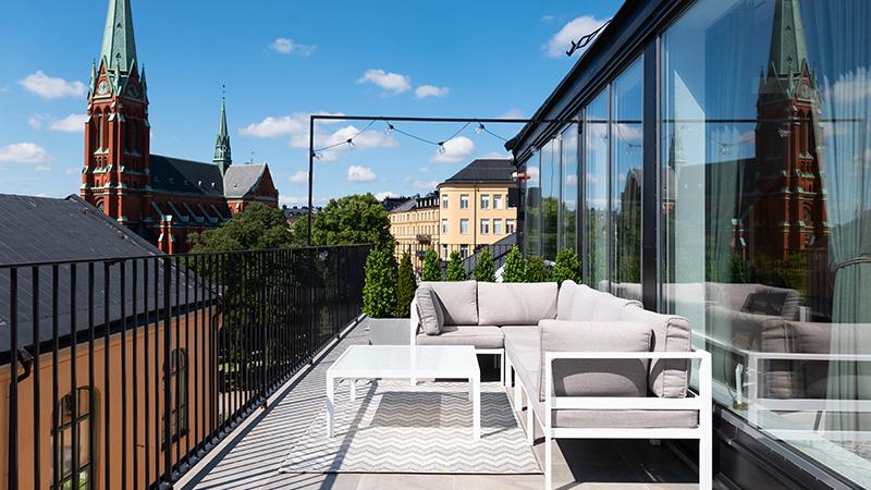 Scandinavian Hospitality's Vyn - Penthouse Suite terrace