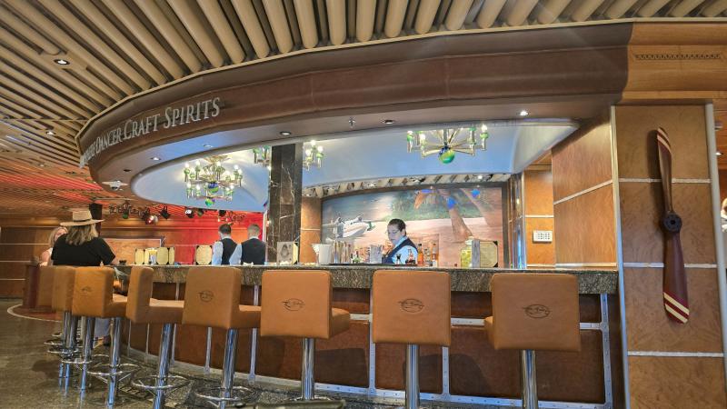 Margaritaville at Sea's Islander's has a historic seaplane themed bar. 