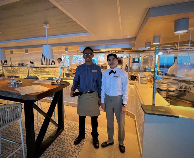 Aquamar Kitchen is a new space on Oceania Vista