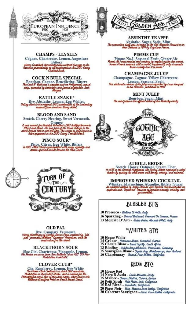 cleaver las vegas menu