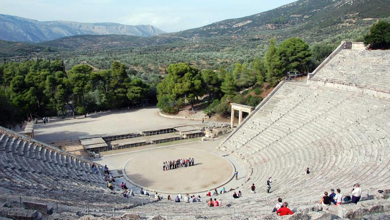 Theater in Epidavros, Greece