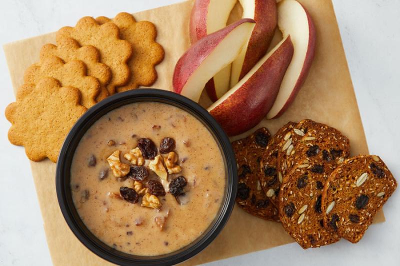 maple walnut cheese dip