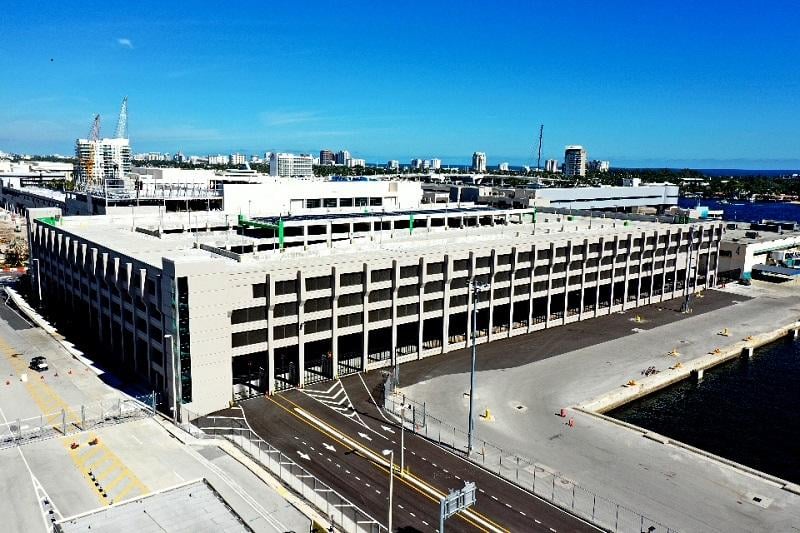Port Everglades' new Heron Garage provides easy access to Terminals 2 and 4.