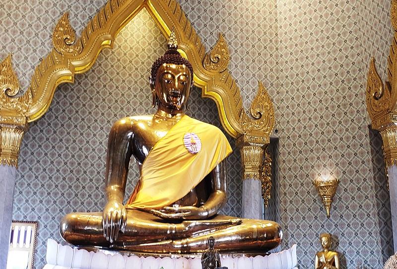 Golden Buddha in Wait Traimit in Bangkok's Chinatown Photo by Susan J Young Editorial Use Only Golden Buddha in Wait Traimit in Bangkok's Chinatown Photo by Susan J Young Editorial Use Only