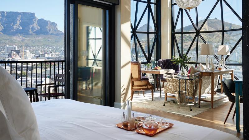 THE Silo Hotel, left, has specially-designed windows that  showcase the panorama of sea, city and Table Mountain.