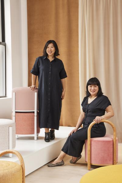 From left: Alda Ly, founder and principal of Alda Ly Architecture, and Tania Chau, director of interior design at Alda Ly Architecture.