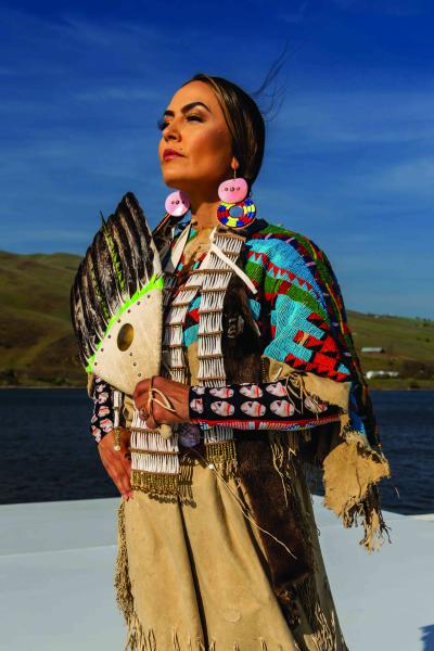 American Jazz' godmother Stacia L. Morfin, CEO of Nez Perce Tourism, and a citizen of the Nimíipuu Nation.
