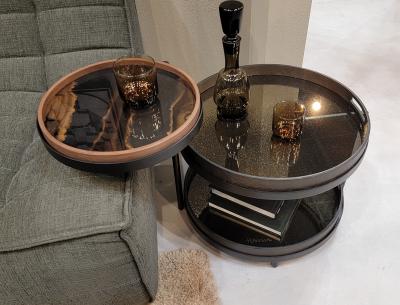 Ethnicraft Swivel Tray side table