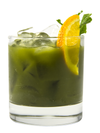 matcha green cocktail