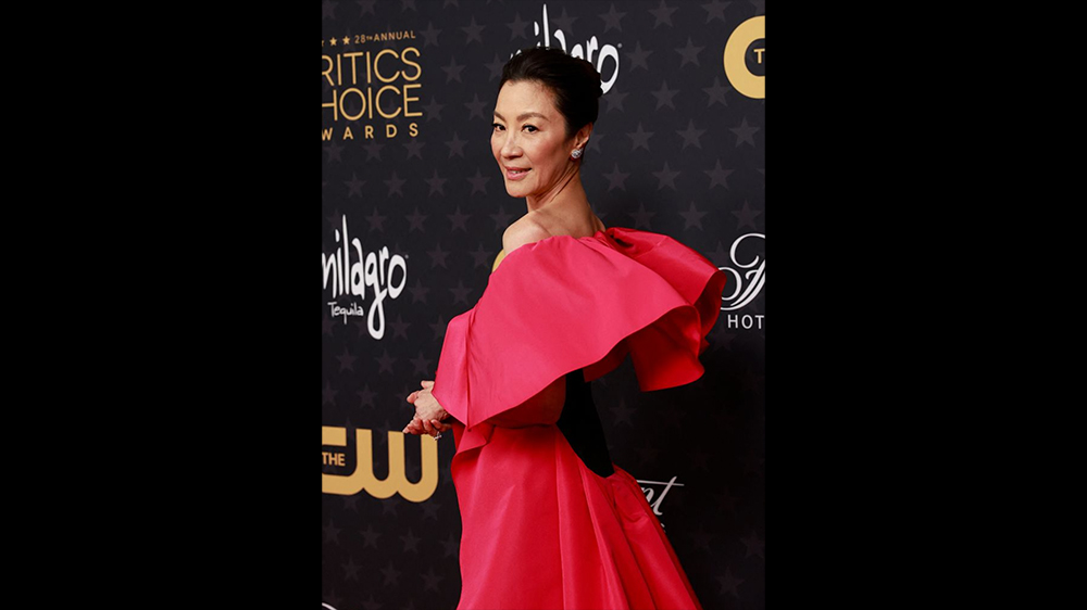Michelle Yeoh for the 2023 Critics Choice Awards