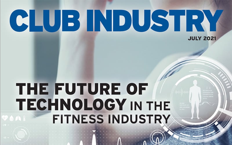 Cover of the 2021 Technology Report from Club Industry 