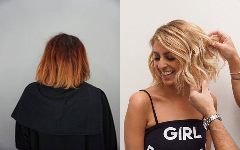 How-To Color Melt to Ashy Blonde