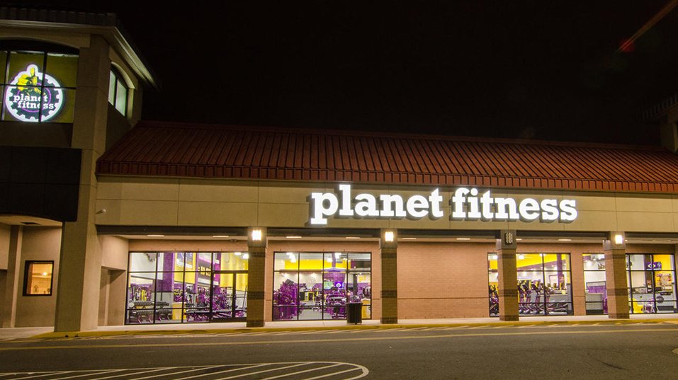 Exterior of a Planet Fitness in Durham North Carolina owned by Excel Fitness