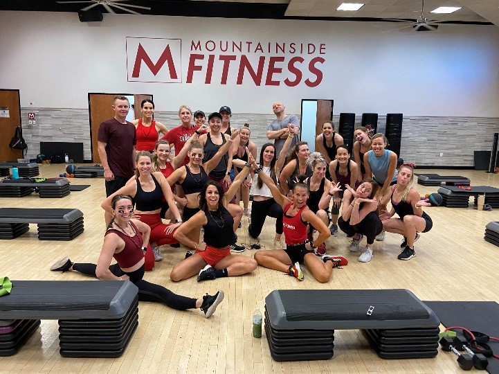Mountainside Fitness group exercise class